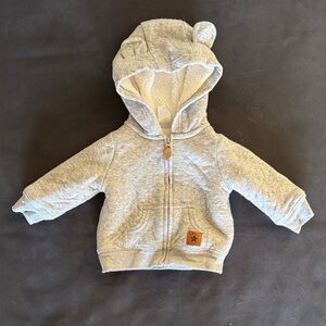 Adorable Gray Kids Hoodie with Ears